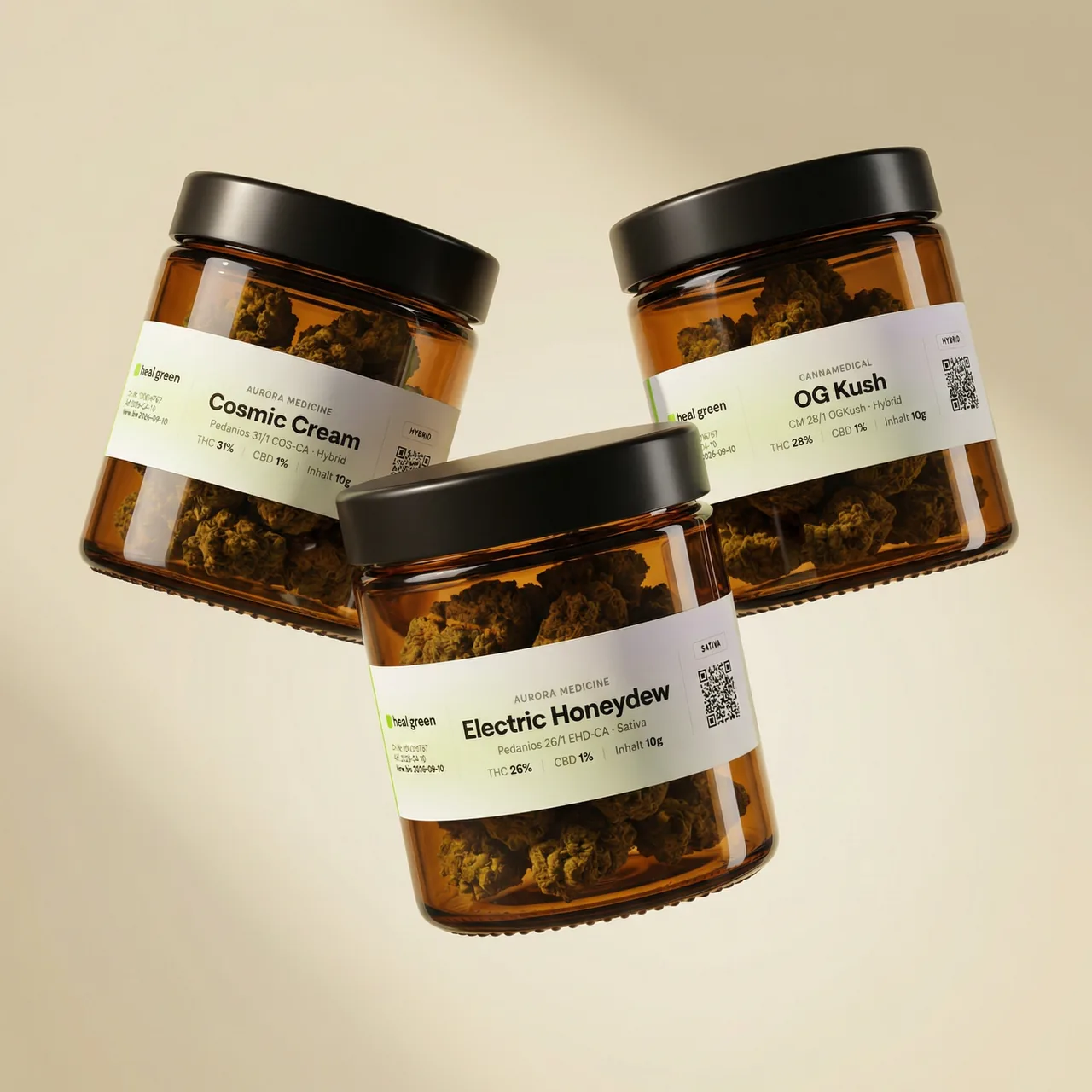 Medizinische Cannabisprodukte von HealGreen